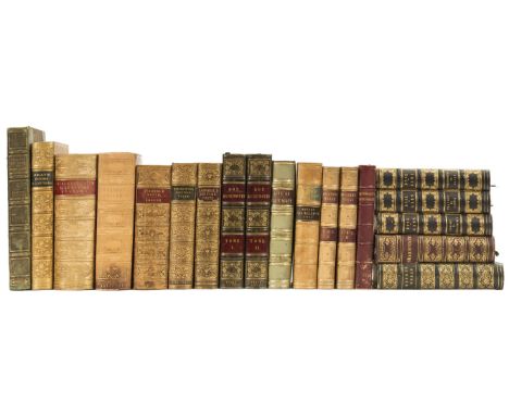 Library sets.- Milton (John) The Prose Works; The Poetical Works, 2 vol. in 1, engraved portrait frontispiece, contemporary c