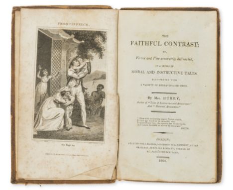 Children's.- Hurry (Mrs.) The Faithful Contrast, engraved frontispiece, wood-engraved vignettes, occasional foxing, contempor