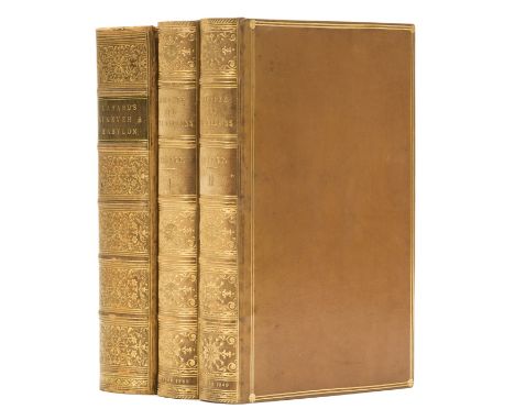 Middle East.- Layard (Austen H.) Discoveries in the Ruins of Nineveh and Babylon, first edition, half-title, plates (some tin