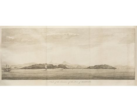 Voyages.- Anson (George, Baron Anson) A Voyage round the World, first edition, list of subscribers, 42 folding engraved maps 