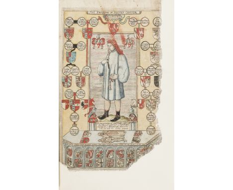 Chaucer (Geoffrey) [The Workes], second Speght edition, double column, black letter, lacks title and final leaf, engraved por