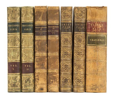 Trollope (Frances) Paris and the Parisians in 1835, 2 vol., second edition, additional etched titles and 12 plates, contempor