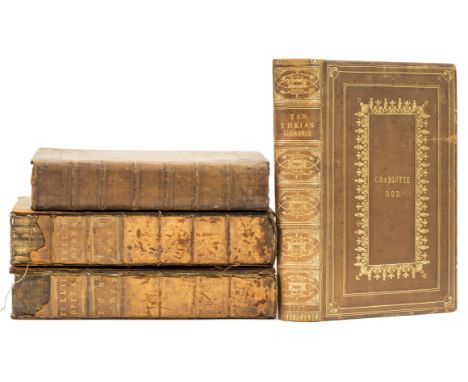 Bible (Greek) Divinae Scripturae, nempe veteris ac novi testamenti, double column, Greek text, Latin footnotes, title and fir
