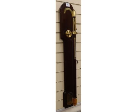 A modern mahogany 'Admiral Nelson Ship's Barometer' (produced to mark the 50th anniversary of the National Maritime Museum) O