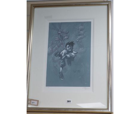 Craig Davison (contemporary), signed limited edition print, 'It's Always Tea Time', No. 64/295, 44 x 29cm