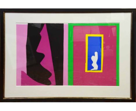 HENRI MATISSE 'Le destin', lithograph from the Jazz suite issued in folio in 2005, 40cm x 60cm, framed and glazed.