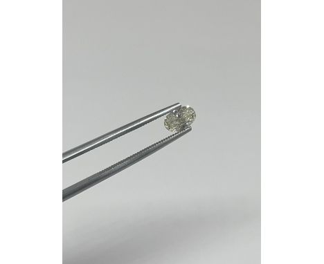 0.71ct Natural Oval Cut Diamond Colour J/K Clarity VS2/Si1 
