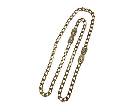 Christian Dior A Gold Tone Chain Weighing 111 grams measuring 90cm in length 