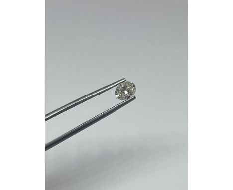 0.74ct Natural Oval Cut Diamond Colour J/K Clarity VS2/Si1 