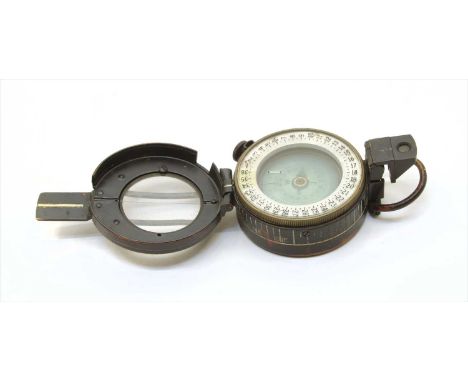 An officer's compass, by TG &amp; Co Ltd, London, dated 1941, Mk III in canvas case