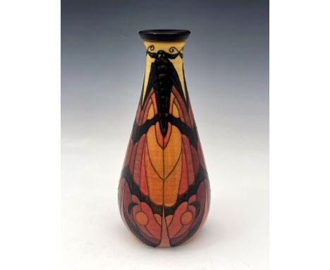 Sally Tuffin for Dennis Chinaworks, Morph flask, teardrop form, 2007, marked No.5, 20.5cm high