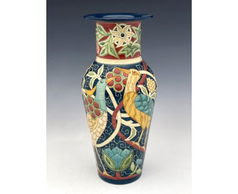 Sally Tuffin for Dennis China Works, Bullerswood pattern Etruscan 14 vase for the V&amp;A, 2003, No.2/100 35.5cm high