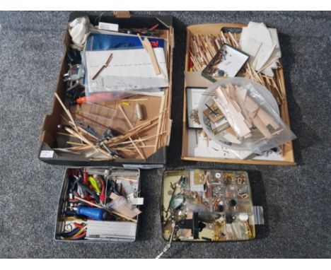 A quantity of modelling tools and equipment.