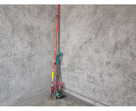 A Bosch electric strimmer and an extending lopper by Wolf Garten.