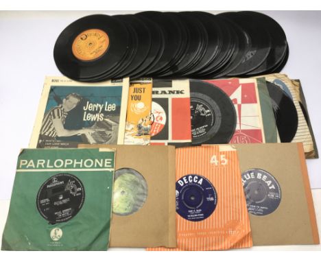 A collection of 7inch singles and EPs from the 1960s onwards including Jerry Lee Lewis, The Beatles, The Rolling Stones and o