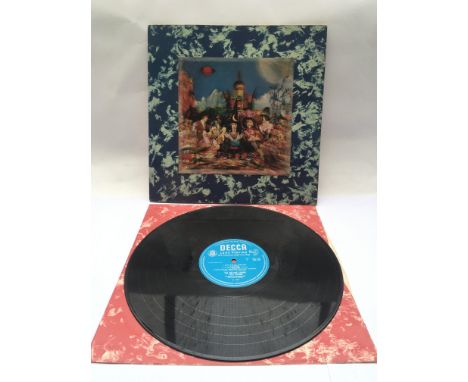 An early UK mono pressing of 'Their Satanic Majesties Request' by The Rolling Stones with gatefold sleeve and lenticular cent