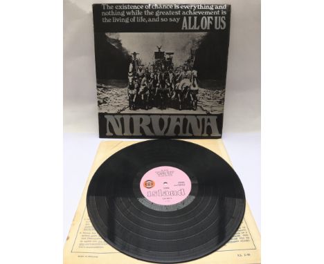 A first UK stereo pressing of the 1968 psychedelic LP 'All Of Us' by Nirvana, ILPS 9087. Condition of vinyl is VG+ with light