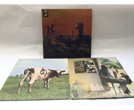 Three Pink Floyd LPs comprising a first UK pressing of 'Ummagumma' with 'Gand Vizier' misprint on label, SHDW 1/2, together w