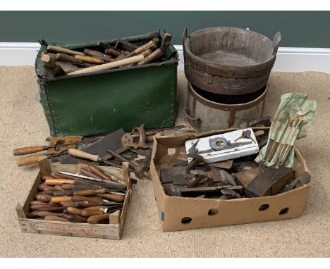 TOOLS - excellent vintage carpenter's and other tools including quality old chisels ETC
