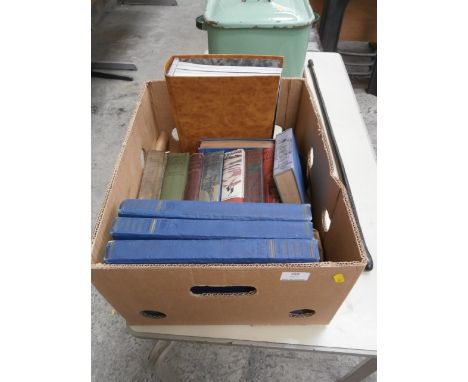 box of vintage hard back books inc The worlds greatest paintings
