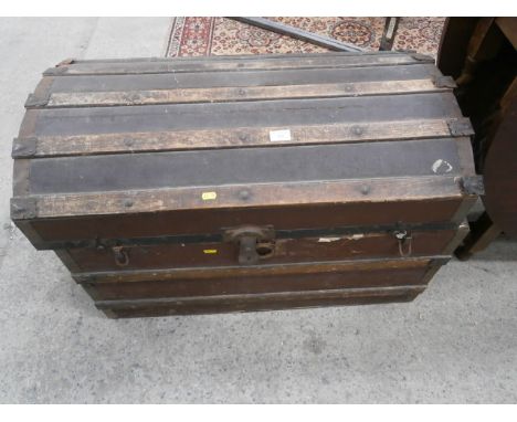 vintage travel chest