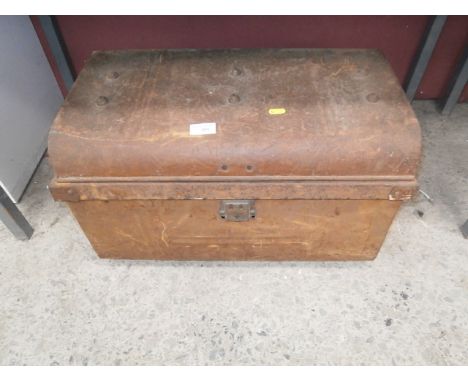 small metal trunk
