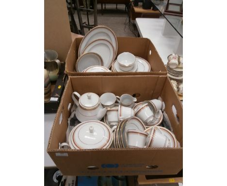 2 boxes of noritake table ware