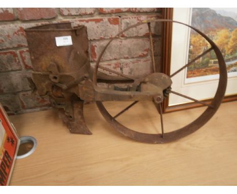 vintage seed spreader