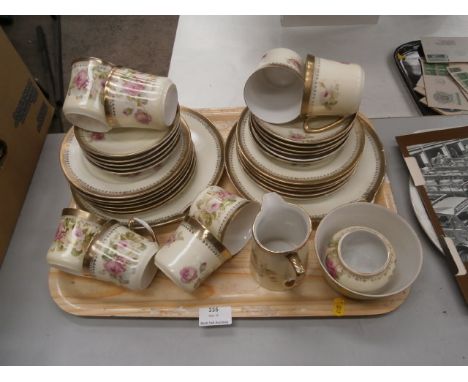 hand painted bavarian tea set
