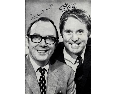 MORECAMBE & WISE: MORECAMBE ERIC (1926-1984) & WISE ERNIE (1925-1999) British Comedians. A printed folio programme for a perf