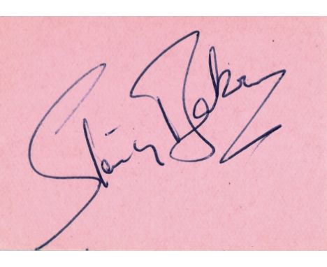 AUTOGRAPH ALBUM: A small 12mo (3 x 2) autograph album containing over 50 signatures by various film stars, actors, pop musici