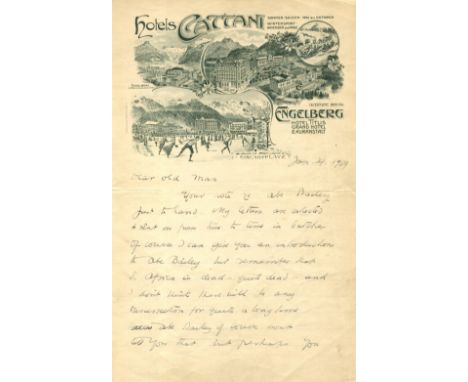 On Abe Bailey -
'He is perhaps the shrewdest man who ever lived - and one of the hardest'

KIPLING RUDYARD: (1865-1936) Engli
