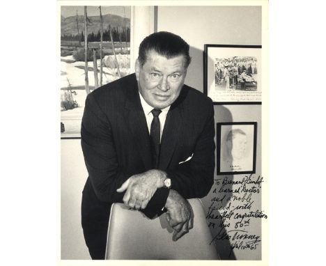 TUNNEY GENE: (1897-1978) American Boxer, World Heavyweight Champion 1926-28. Vintage signed and inscribed 8 x 10 photograph o