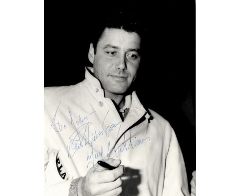 WILLIAMS GUY: (1924-1989) American Actor, famous for his swashbuckling roles including that of Zorro. Rare vintage signed and