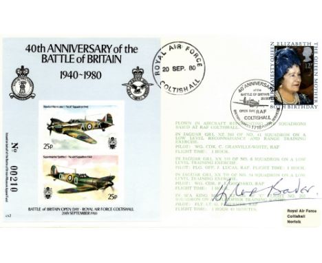 BADER DOUGLAS: (1910-1982) British World War II Ace (22.5 victories), recognised for his important role during the Battle of 