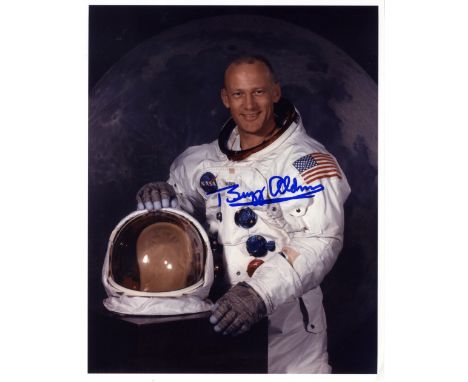 ALDRIN BUZZ: (1930- ) American Astronaut, Lunar Module Pilot of Apollo XI (1969). The second man to walk on the moon. Signed 