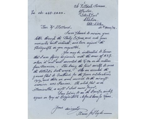FAMOUS MEN & WOMEN: Selection of signed cards (many with attached newspaper and magazine images), some A.Ls.S. and T.Ls.S. et