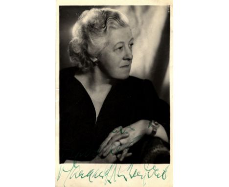 RUTHERFORD MARGARET: (1892-1972) English Actress, Academy Award winner. Famous for her role as Agatha Christie's amateur dete