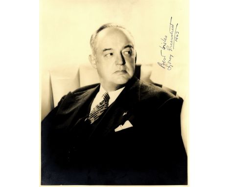 GREENSTREET SYDNEY: (1879-1954) English Actor, best known for his films alongside Humphrey Bogart and Peter Lorre including T