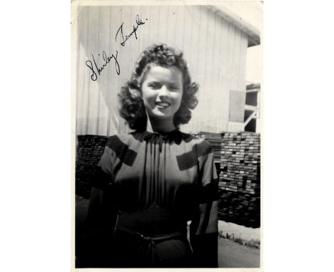 CHILD ACTORS: Selection of signed 8 x 10 photographs and smaller (2) by various film and television child stars including Shi