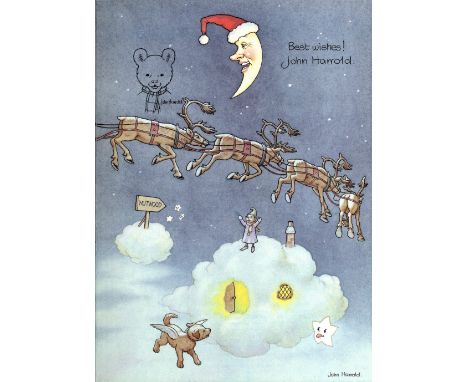 HARROLD JOHN: (1947-     ) British Artist, illustrator of Rupert Bear from 1978-2007. Book signed, a hardback edition of The 