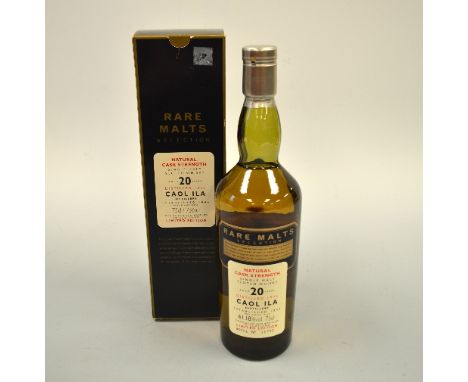 CAOL ILA, RARE MALTS SELECTION, single malt Scotch whisky, aged 20 years old, distilled 1975, 61.18% vol, 75cl, bottle No.117