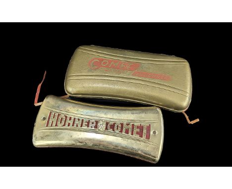 Hohner 'Comet' Mouth Organ, made in Germany, in original hard shell case. 