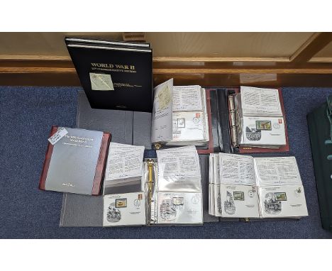 A Quantity of First Day Covers, the first by Danbury Mint - the 50th Anniversary WWII Commemorative Covers, Limited Edition N