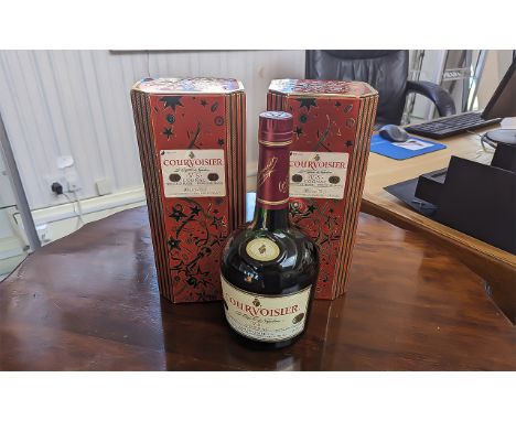 Two Courvoisier Boxed Bottles of VS Cognac, 40% - 70 cl.  