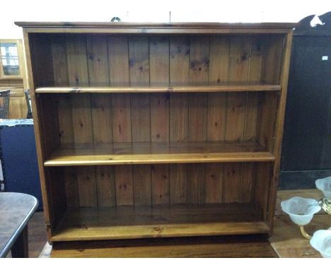 A 20th Century pine three tier wall shelf
