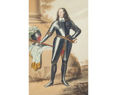 George Perfect Harding ( British, 1780-1853), portrait of William William, I Earl of Craven, Colonel of the Coldstream Guards