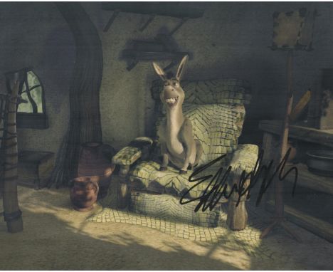 Eddie Murphy signed colour photo 10x8 Inch 'Donkey (Shrek)'. An American comedian, actor, and singer. He shot to fame on the 