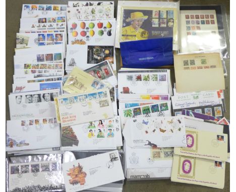 Approximately 120 Royal Mail first day covers stamps and mint stamp packs, Vatican City stamps, commemorative, etc.