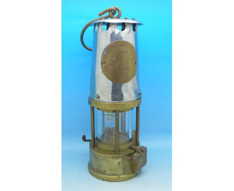 An Eccles GR6S miner's safety lamp